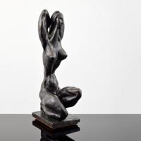 Large Doris Caesar Bronze Sculpture, Female Nude - Sold for $7,500 on 02-06-2021 (Lot 388).jpg